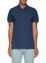 Main View - Click To Enlarge - DENHAM - Cotton Linen Blend Polo Shirt