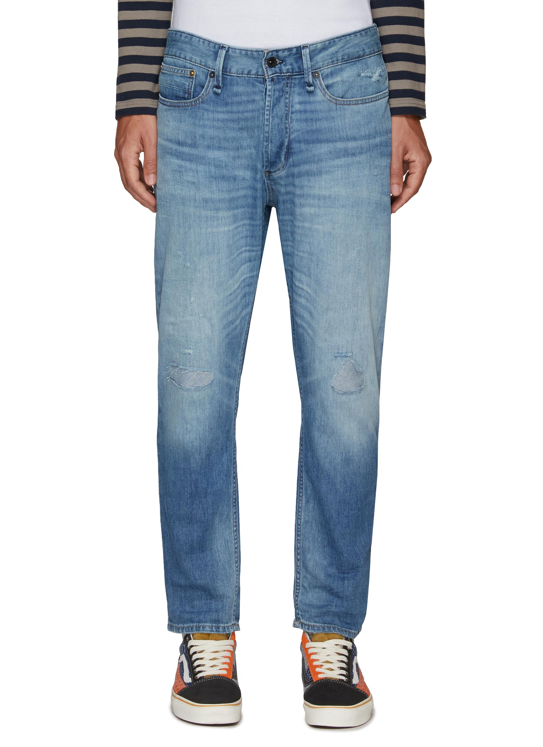REPAIR LIGHT WEIGHT CROPPED JEANS | Men 