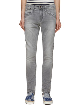 Main View - Click To Enlarge - DENHAM - ‘BOLDER FREE MOVE’ WASHED SKINNY JEANS