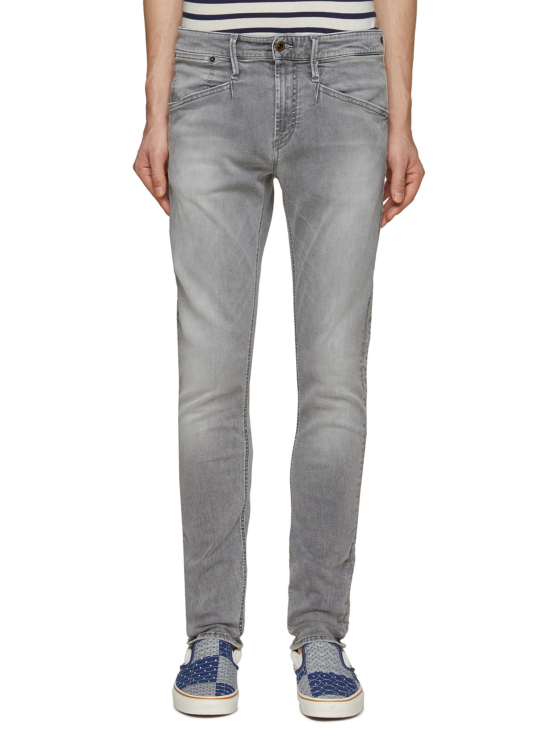 'BOLDER FREE MOVE' WASHED SKINNY JEANS
