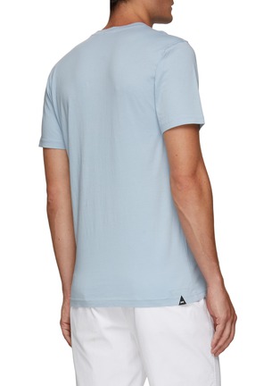 Back View - Click To Enlarge - DENHAM - Nissi' Summer Print Slim Fit Cotton Crewneck T-Shirt