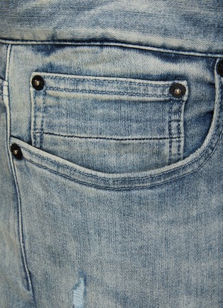 - DENHAM - ‘Razor Free Move' Distressed Light Washed Slim Jeans
