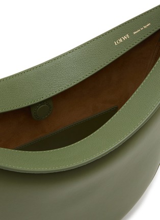 LOEWE | 'Luna' logo jacquard handle leather hobo bag | Women 