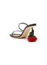  - LOEWE - Rose heel leather sandals