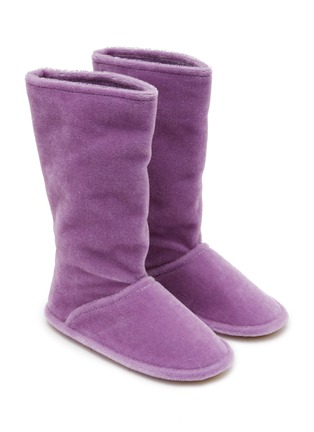 Detail View - Click To Enlarge - LOEWE - Mohair slouchy boots
