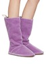 Figure View - Click To Enlarge - LOEWE - Mohair slouchy boots