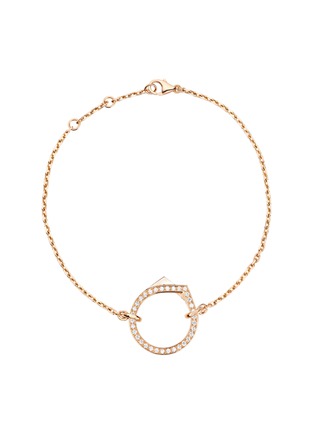 Main View - Click To Enlarge - REPOSSI - Antifer' Diamond 18k rose gold chain bracelet