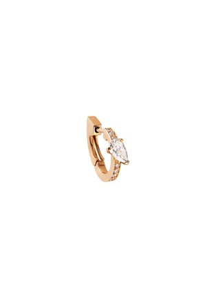 Main View - Click To Enlarge - REPOSSI - Serti sur vide' diamond rose gold single earring