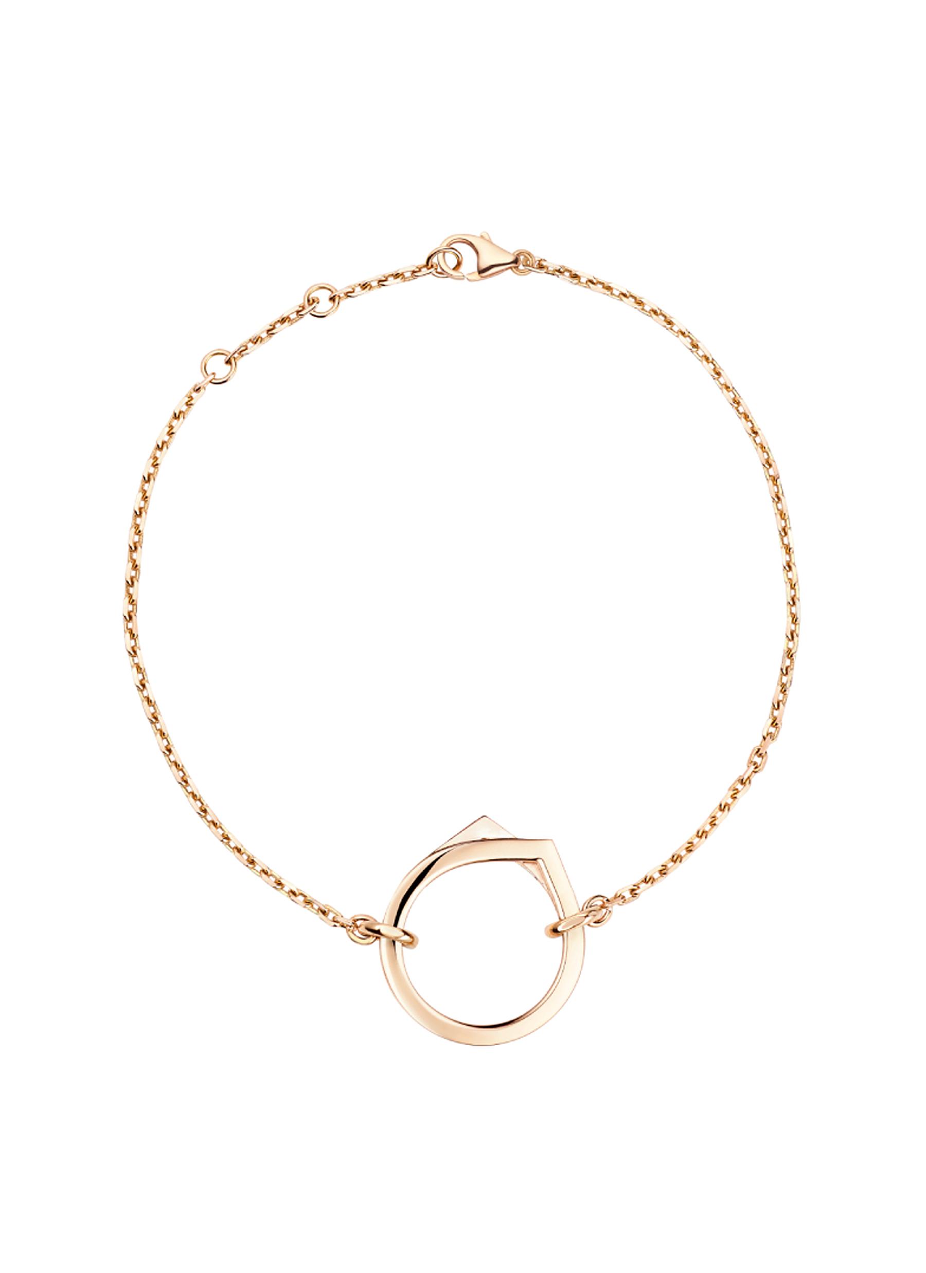 Antifer’ 18k rose gold chain bracelet