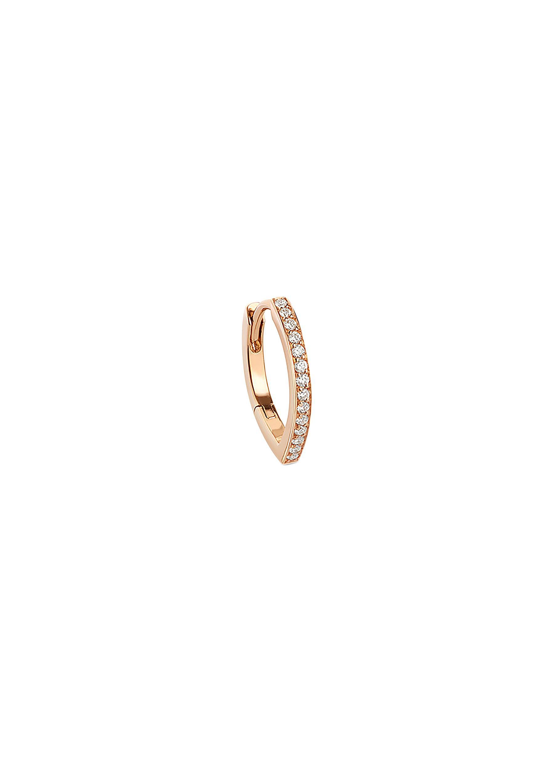 Antifer’ diamond rose gold earrings