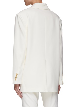 Back View - Click To Enlarge - LOULOU STUDIO - Harat' Oversized Double Breasted Blazer