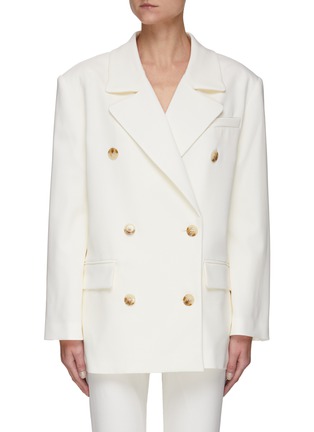 Main View - Click To Enlarge - LOULOU STUDIO - Harat' Oversized Double Breasted Blazer