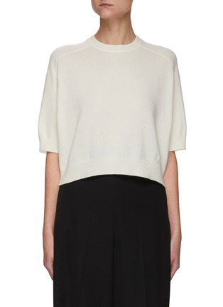 Main View - Click To Enlarge - LOULOU STUDIO - Darat' Mid Length Sleeve Cashmere Knit Sweater