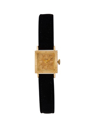 Main View - Click To Enlarge - LANE CRAWFORD VINTAGE COLLECTION - TUDOR golden dial 18K yellow gold lady watch