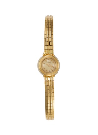 Main View - Click To Enlarge - LANE CRAWFORD VINTAGE COLLECTION - OMEGA silver dial 18K gold case lady wrist watch