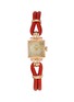 Main View - Click To Enlarge - LANE CRAWFORD VINTAGE COLLECTION - PIAGET silver dial 18k rose gold case string strap watch