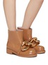Figure View - Click To Enlarge - JW ANDERSON - FLAT CHAIN RUBBER BOOTS