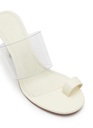 Detail View - Click To Enlarge - NEOUS - Chost' Transparent Band Heeled Sandals