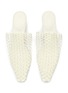 Detail View - Click To Enlarge - NEOUS - Bophy' Crystal Embellished Mesh Cage Heeled Mules
