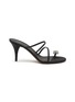 Main View - Click To Enlarge - NEOUS - Venus' Crystal Toe Ring Heeled Strap Sandals