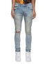 Main View - Click To Enlarge - PURPLE BRAND - ‘THREE YEAR’ LIGHT WASH SKINNY JEANS