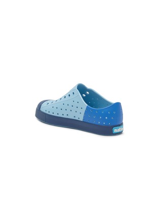 Detail View - Click To Enlarge - NATIVE  - ‘JEFFERSON‘ PERFORATED COLOURBLOCK KIDS SLIP-ON SNEAKERS