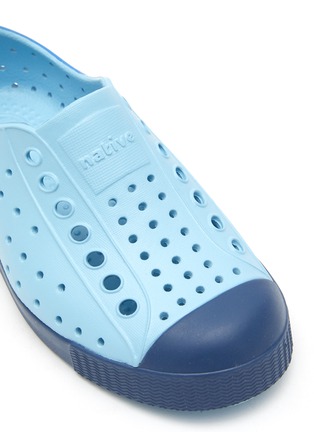 Detail View - Click To Enlarge - NATIVE - ‘JEFFERSON‘ PERFORATED COLOURBLOCK TODDLER SLIP-ON SNEAKERS