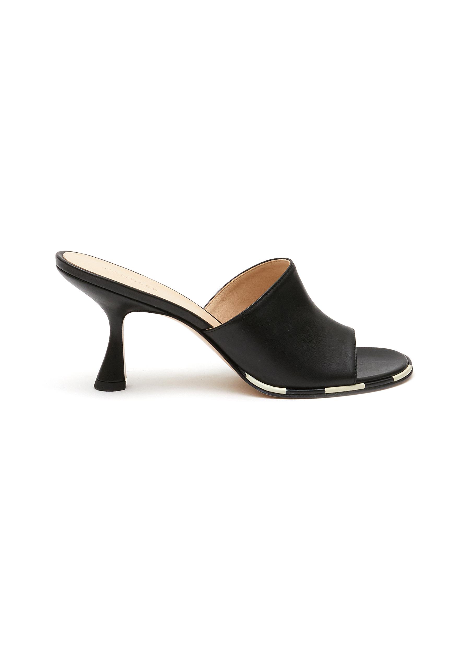 WANDLER 'Agnes' round toe leather sandals | Smart Closet