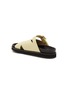 WANDLER - ‘KATE’ THICK MULTI LEATHER BAND FLATFORM SANDALS