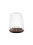 Main View - Click To Enlarge - SAINT-LOUIS - Folia Small Photophore Candleholder — Dark Wood