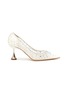 Main View - Click To Enlarge - RODO - Crystal Embellished Mesh Pumps