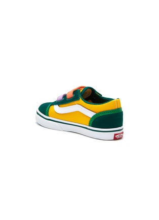Detail View - Click To Enlarge - VANS - x Crayola 'Old Skool' double velcro strap toddler sneakers