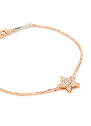 Detail View - Click To Enlarge - BEE GODDESS - ‘Starlight' Diamond 14k Rose Gold Sirius Star Bracelet