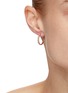 BEE GODDESS - ‘Starlight' Diamond 14k Rose Gold Hoop Earrings