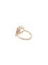 BEE GODDESS - Diamond 14k Rose Gold Eye Light Ring
