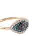 BEE GODDESS - Diamond 14k Rose Gold Eye Light Ring