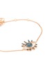 Detail View - Click To Enlarge - BEE GODDESS - Diamond 14k Rose Gold Eye Light Bracelet