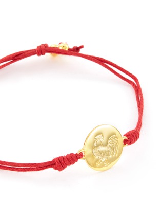 Detail View - Click To Enlarge - NIIN - The Year of Rooster Gold-plated Charm Bracelet