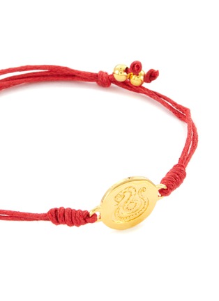 Detail View - Click To Enlarge - NIIN - The Year of Snake Gold-plated Charm Bracelet