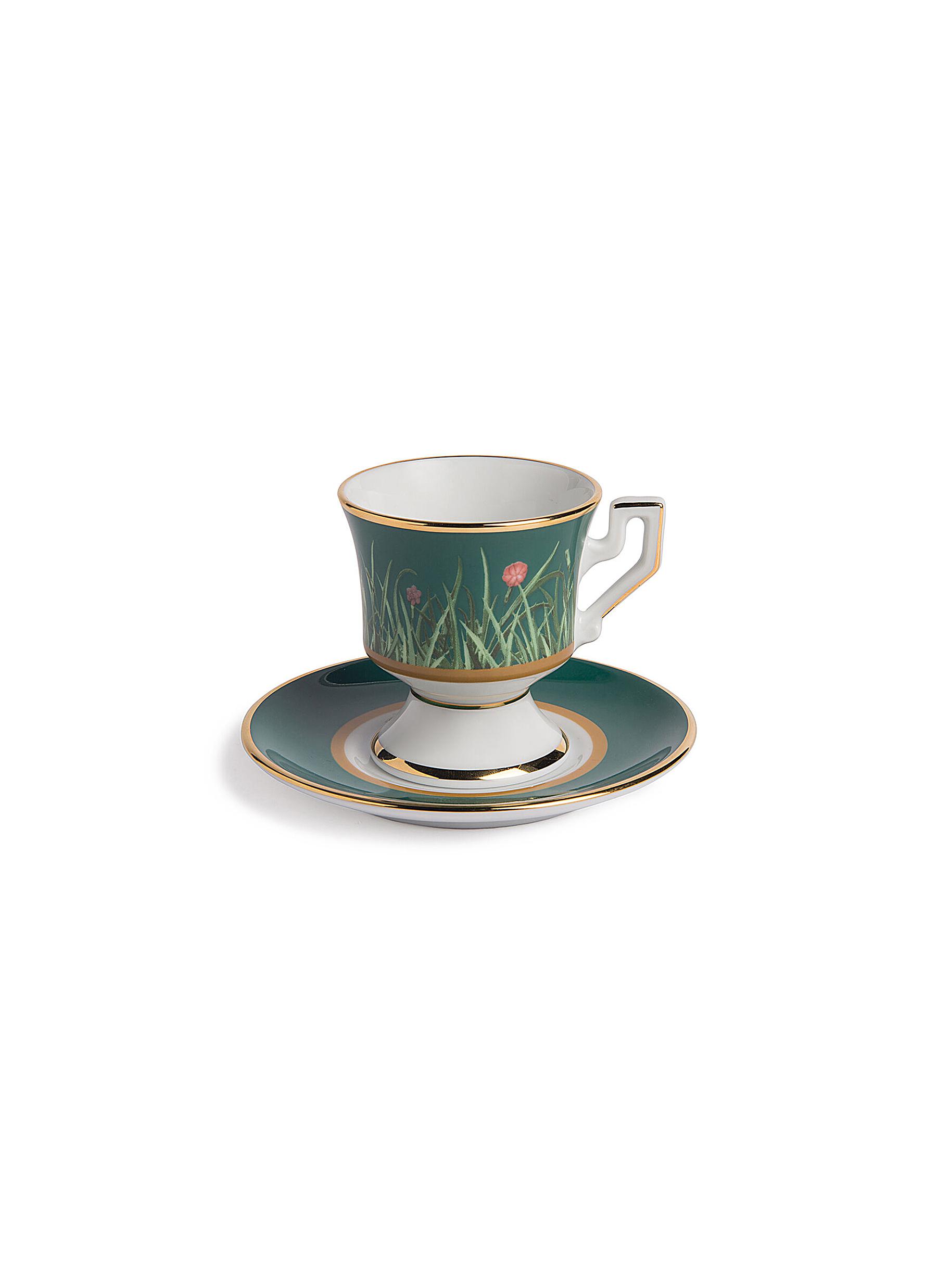 porcelain espresso cup and saucer set