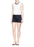 Figure View - Click To Enlarge - J BRAND - 'Mila' stretch denim shorts