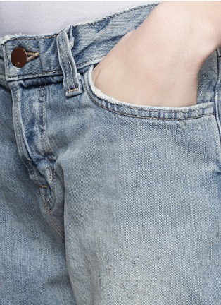 Detail View - Click To Enlarge - J BRAND - 'Joanie' low rise boyfriend shorts