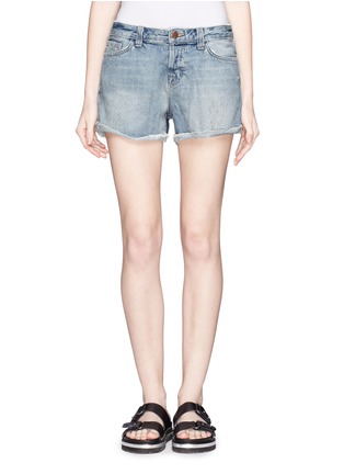 Main View - Click To Enlarge - J BRAND - 'Joanie' low rise boyfriend shorts