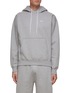 Main View - Click To Enlarge - NIKELAB - Swoosh embroidered cotton blend hoodie