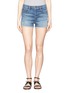 Main View - Click To Enlarge - J BRAND - 'Gracie' high rise roll cuff shorts