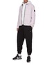 Figure View - Click To Enlarge - NIKELAB - Swoosh embroidered cotton blend jogger pants