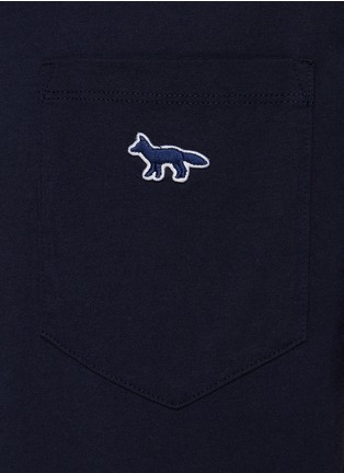  - MAISON KITSUNÉ - Fox Patch Cotton Pocket T-Shirt