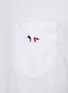  - MAISON KITSUNÉ - Tri-Coloured Fox Patch Cotton Pocket T-Shirt