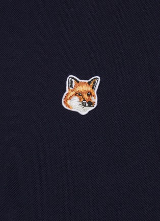  - MAISON KITSUNÉ - Fox Head Patch Cotton Polo Shirt
