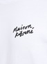 Detail View - Click To Enlarge - MAISON KITSUNÉ - Mini Handwriting Cotton Crewneck T-Shirt